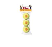 Wilson Balles de tennis Starter WRT137300 - Paquet de 3 Orange Stage 2