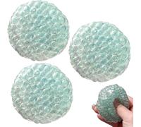 Lot de 3 balles sensorielles souples et élastiques pour soulager l'anxiété, la relaxation, le bureau, la maison, un usage quotidien