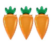 Lot de 3 Ballons Carotte Décoration De Pâques Géant Légumes Forme Fête Ballons Grand Adaptés Printemps Ferme Pâques Fête Décoration Suspension Anniversaire 42x91cm Extra Large for Adulte