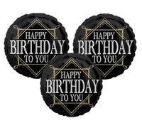 Lot de 3 ballons d'anniversaire en aluminium édition limitée Better With Age 45,7 cm