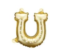 Lot de 3 ballons en forme de fer à cheval doré - Décorations de fête pour fêtes équestres