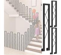 Lot de 3 balustres en fer pour escaliers en fonte durable pour plus de sécurité et de style 100 cm