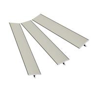 Lot De 3 Bande De Transition en Aluminium De 90cm Bande de seuil Profilés Métalliques en T bande de garniture de bord