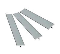Lot De 3 Bande De Transition en Aluminium De 90cm Bande de seuil Profilés Métalliques en T bande de garniture de bord
