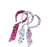 Lot de 3 bandeaux à cheveux en ruban sur un seul côté, bandeau à pois, épingle à cheveux douce (01#)