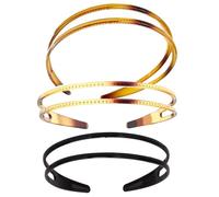 Lot de 3 bandeaux avec motifs en zigzags confortables et élastiques pour un usage quotidien - Bandeau assorti pour femme