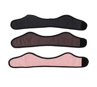 Lot de 3 bandeaux cache-oreilles en polaire pour l'hiver - Doux, extensible, insonorisant, réglable pour homme et femme, rose, gris foncé, marron, adapté au ski, à la course à