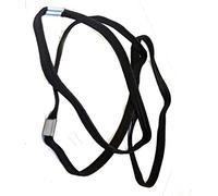 Lot de 3 Bandeaux élastiques longs, couleur unie, noir