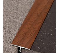 Lot de 3 bandes de transition en aluminium pour sol stratifié - 2 cm x 0,9 m