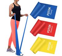 Lot de 3 Bandes d'exercice de résistance - Entraînement de Force et Conditionnement - Pilates - Bandes de résistance pour la mobilité et la rééducation - Qualité supérieure (1,5 m)