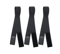 Lot de 3 bandes élastiques réglables à bords réglables pour sécuriser les perruques - Accessoire de cheveux confortable