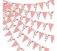 Lot de 3 bannières « She's the Cherry on Top » sur le thème des cerises pour anniversaire, enterrement de vie de jeune fille, fête prénuptiale