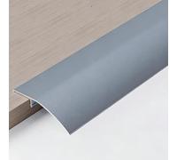 Lot de 3 Barre de Seuil en Aluminium 90cm, Rampe de Seuil Métallique pour Différence de Niveau 0-30 mm, Rail de Transition, Profilé Raccordement Moquette vers Carrelage(Iron Gray,45mm/1.8inch)