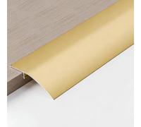 Lot de 3 Barre de Seuil en Aluminium 90cm, Rampe de Seuil Métallique pour Différence de Niveau 0-30 mm, Rail de Transition, Profilé Raccordement Moquette vers Carrelage(Or,45mm/1.8inch)