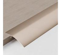 Lot de 3 Barre de Seuil en Aluminium 90cm, Rampe de Seuil Métallique pour Différence de Niveau 0-30 mm, Rail de Transition, Profilé Raccordement Moquette vers Carrelage(Rose Gold,45mm/1.8inch)