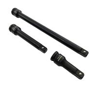 Lot de 3 barres d'extension d'impact 1,27 cm Dr 3 pièces 75, 125 et 250 mm de long