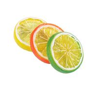 Lot de 3 Barrettes à Cheveux Citron, Accessoires en Tranche de Citron, Bandeau Orange, Nouveaux et Mignons Accessoires de Cheveux, Bandeau de Fruits Drôle