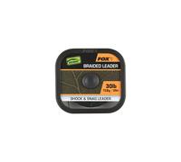 Lot de 3 bas de ligne tressée Fox Naturals Leader Noir 20 m / 22,7 kg
