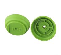 Lot de 3 bases de lame en plastique vert et noir de rechange pour tondeuse à gazon électrique sans fil et débroussailleuse, accessoire durable pour outils électriques de jardin