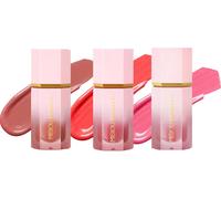 Lot De 3 Bâtonnets De Maquillage Blush - Aspect Naturel - Léger - Hydratant Longue Durée - Rouge À Joues - Beauty Wand - Pour Femme