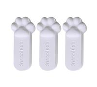 Lot de 3 bâtonnets de séchage - Éliminateur d'humidité en forme de patte de chat - Avec terre de diatomées - Pour l'intérieur, la maison et les pièces à vivre