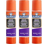 Lot De 3 Bâtons De Colle Violets-Séchage Transparent-Pour Les Fournitures Scolaires Et Les Travaux Manuels-Lavable Et Adapté Aux Enfants-6 G
