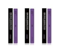 Lot de 3 bâtons de ponçage semi-rigides en plastique #1000 pour bricolage, assemblage, outils de construction