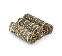 Lot de 3 bâtons de sauge noire 100mm - fumigation enveloppante - bivea