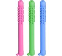 Lot de 3 bâtons respiratoires à mâcher avec huile essentielle, souffleur à mâcher pour la concentration et la fonction respiratoire claire, bâtons d'haleine d'huiles essentielles à mâcher pour