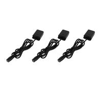 Lot de 3 batteries factices Np-Fw50 + c?ble adaptateur d'alimentation USB 5 V 3 A avec prise pour s?ries Ac-Pw20 Nex-3/5/6/7 (prise UE)