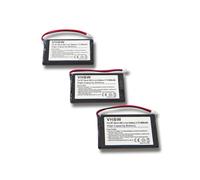 Lot De 3 Batteries Li-Ion Vhbw 600mah (3.7v) Pour Grundig Calios 1, 1a, H1 Comme Rp423048, Cp76, Lz423048bt Téléphonique