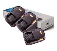 Lot de 3 batteries pour AEG BHO18 rabot sans fil 3000mAh 18V - Visiodirect - G