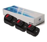 Lot de 3 batteries pour Black et cker EPC12CA EPC12CABK EPC126 3000mAh 12V --