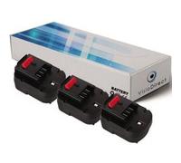 Lot de 3 batteries pour Black et cker HP COMPAQ122KD HP COMPAQ126F2B HP COMPAQ126F2K 3000mAh 12V -VISIODIRECT- G