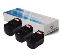 Lot de 3 batteries pour Black et cker HP COMPAQ146F2B HP COMPAQ146F3B 3000mAh 14.4V -VISIODIRECT- G