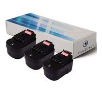 Lot de 3 batteries pour Black et cker HP COMPAQ148F2R HP COMPAQ148F3B HP COMPAQ14K 3000mAh 14.4V -VISIODIRECT- G