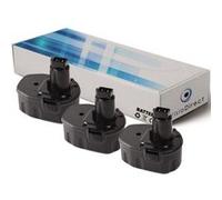 Lot de 3 batteries pour Black et cker HP COMPAQ331K2 MT1203B PSK 3300mAh 12V -VISIODIRECT- G