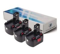 Lot de 3 batteries pour Bosch GLI12V lampe 3000mAh 12V - Visiodirect - G