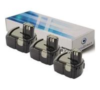 Lot de 3 batteries pour Hitachi DH 18DL marteau rotatif 3000mAh 18V - Visiodirect - G