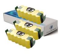 Lot de 3 batteries pour Irobot Roomba 80501e aspirateur laveur autonome 3500mAh 14.4V - Visiodirect - G