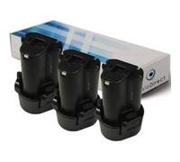 Lot de 3 batteries pour Makita ML100 LED lampe torche 1500mAh 10.8V - Visiodirect - G