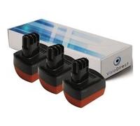 Lot de 3 Batteries pour Metabo BSZ12 BSZ12 Impuls BSZ12m Impuls BZ12SP SSP12 12V 2000mAh -VISIODIRECT- G