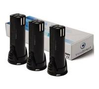 Lot de 3 batteries pour Panasonic National EY6220NQ perceuse visseuse 1500mAh 3.6V - Visiodirect - G