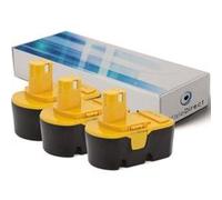 Lot de 3 batteries pour Ryobi P610 rabot sans fil 3000mAh 18V - Visiodirect - G