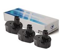 Lot de 3 batteries pour walt DC980KA DC980KB DC981KA DC981KB DC540 3300mAh 12V -VISIODIRECT- G