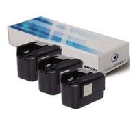 Lot de 3 batteries type 4932353638 4932366429 B9.6, BX9.6 BXS9.6 MX9.6 2000mAh 9.6V -VISIODIRECT- G