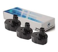 Lot de 3 batteries type EZWA57 pour ELU 3300mAh 12V - Visiodirect - G