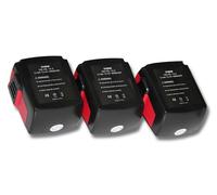 Lot de 3 batteries vhbw 4000mAh (14.4V) pour outils Hilti SF 144-A CPC 14.4 V, SF144-A, SFH 144-A, SFH 144-A CPC 14.4V. remplace:Hilti B144, B-144.