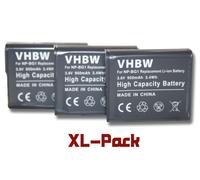 Lot de 3 batteries vhbw 950mAh pour caméra Sony Cybershot DSC-HX9V, DSC-HX10, DSC-HX10V, DSC-HX20, DSC-HX20V, DSC-HX20VB, DSC-WX1 comme NP-BG1, NP-FG1
