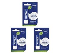 Lot de 3, baume Nivea Lip Care, veuillez choisir votre option (Paquet de 3, Original)